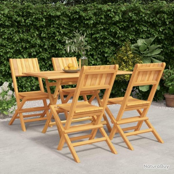 Ensemble  manger de jardin 5 pcs Bois de teck massif alsavelo