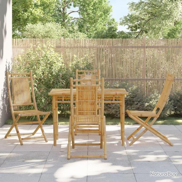 Ensemble � manger de jardin 5 pcs bambou alsavelo