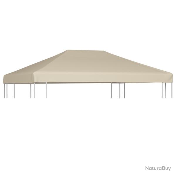 Couverture de dessus de belv�d�re 310 g / m� 4x3 m Beige alsavelo