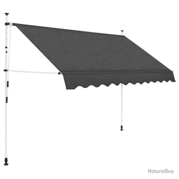 Auvent manuel r�tractable 300 cm Anthracite