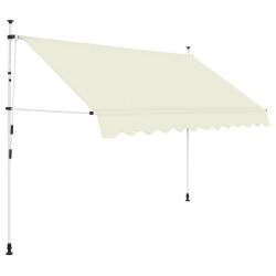 Auvent manuel r&eacute;tractable 300 cm Cr&egrave;me