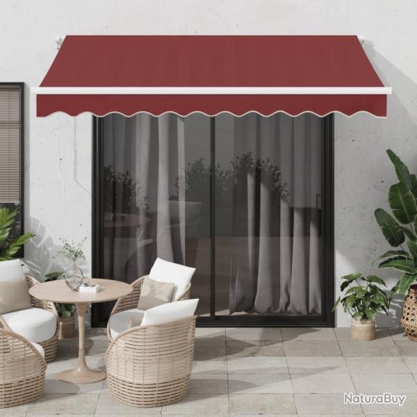 Auvent manuel r�tractable bordeaux 300x250 cm