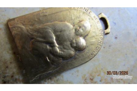 Médaille De Guerre Des Orphelins – Décoration Française, Ancienne, Collection