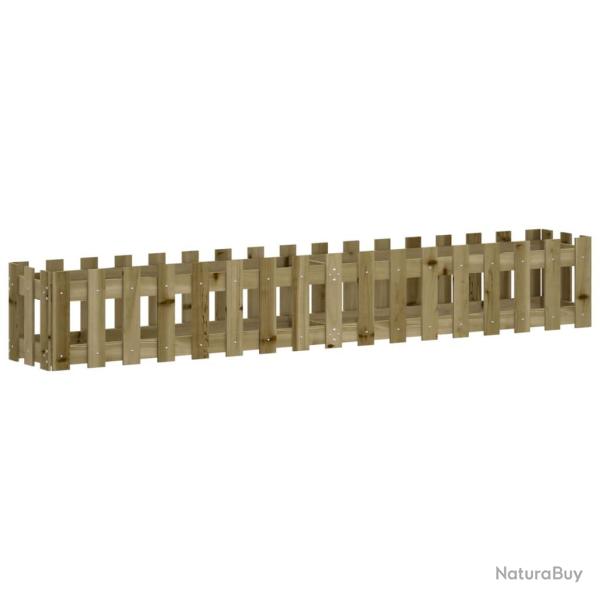 Jardini�re bac lit sur�lev� plantes fleurs terrasse jardin de jardin design de cl�ture bois de pin