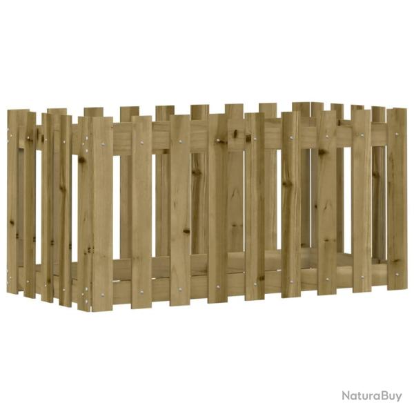 Jardini�re bac lit sur�lev� plantes fleurs terrasse jardin de jardin design de cl�ture bois de pin