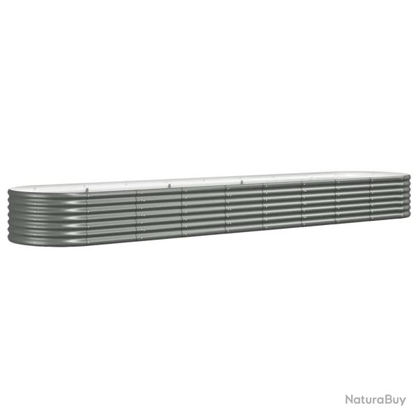 Jardini�re bac lit sur�lev� plantes fleurs terrasse jardin de jardin acier enduit de poudre 368 x 8