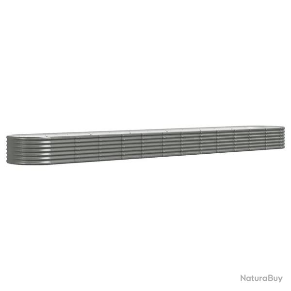 Jardini�re bac lit sur�lev� plantes fleurs terrasse jardin de jardin acier enduit de poudre 512 x 8