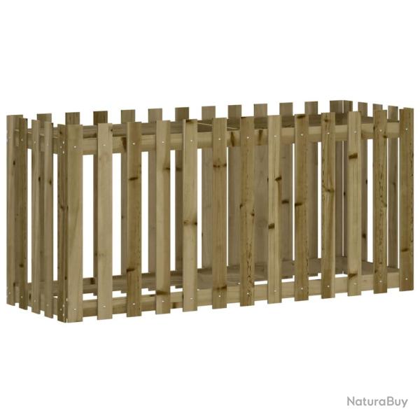 Jardini�re bac lit sur�lev� plantes fleurs terrasse jardin de jardin design de cl�ture bois de pin