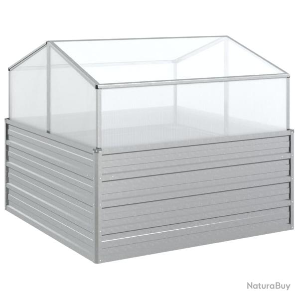 Jardini�re bac lit sur�lev� plantes fleurs terrasse jardin de jardin avec serre 100 x 100 x 85 cm a