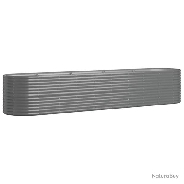 Jardini�re bac lit sur�lev� plantes fleurs terrasse jardin de jardin acier enduit de poudre 368 x 8