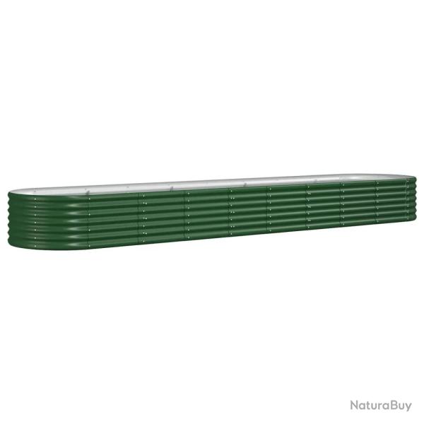 Jardini�re bac lit sur�lev� plantes fleurs terrasse jardin de jardin acier enduit de poudre 368 x 8