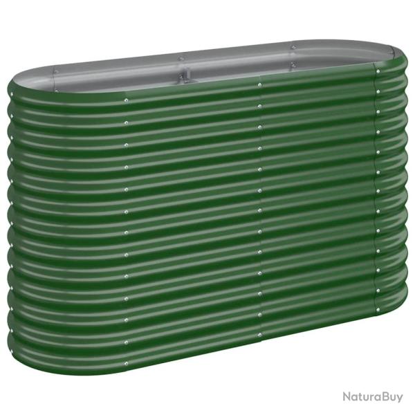 Jardini�re bac lit sur�lev� plantes fleurs terrasse jardin de jardin acier enduit de poudre 114 x 4