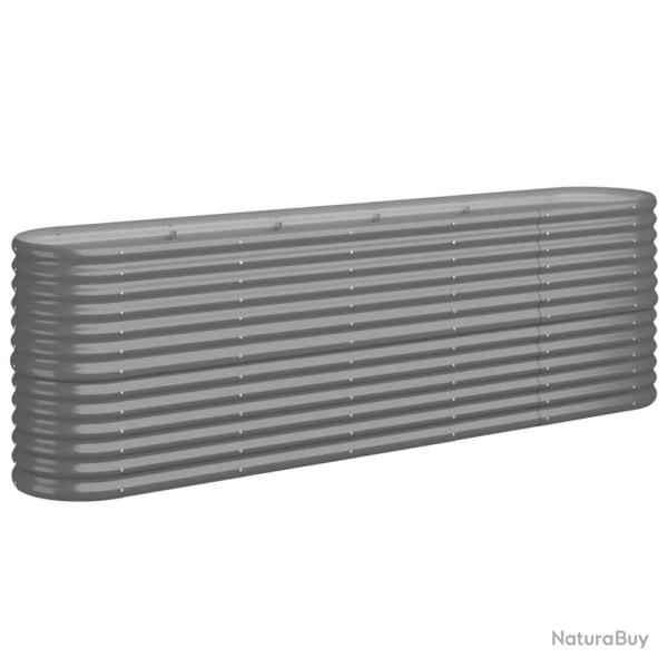 Jardini�re bac lit sur�lev� plantes fleurs terrasse jardin de jardin acier enduit de poudre 224 x 4