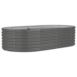 Jardini&egrave;re bac lit sur&eacute;lev&eacute; plantes fleurs terrasse jardin de jardin acier enduit de poudre 152 x 8
