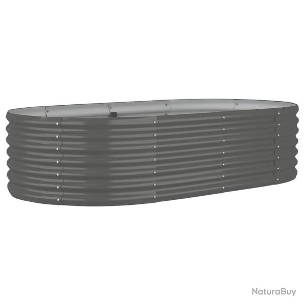 Jardini�re bac lit sur�lev� plantes fleurs terrasse jardin de jardin acier enduit de poudre 152 x 8