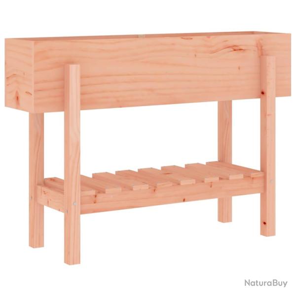 Jardini�re bac lit sur�lev� plantes fleurs terrasse jardin de jardin 101 x 30 x 69 cm bois douglas