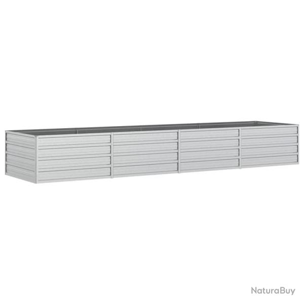 Jardini�re bac lit sur�lev� plantes fleurs terrasse jardin de jardin 320 x 80 x 45 cm acier galvani