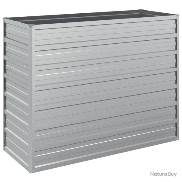 Jardini�re bac lit sur�lev� plantes fleurs terrasse jardin de jardin 100 x 40 x 77 cm acier galvani