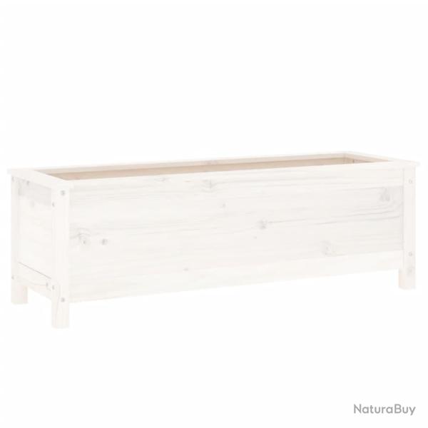 Jardini�re bac lit sur�lev� plantes fleurs terrasse jardin de jardin 119,5 x 40 x 39 cm bois de pin