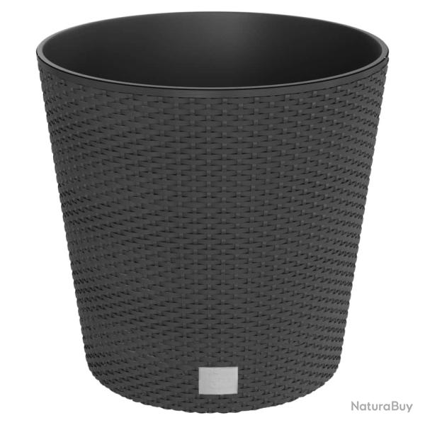 Jardini�re bac lit sur�lev� plantes fleurs terrasse jardin et int�rieur amovible 35 /37,5 L rotin P