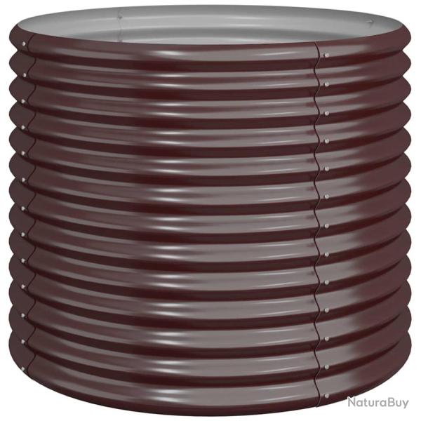 Jardini�re bac lit sur�lev� plantes fleurs terrasse jardin de jardin acier enduit de poudre 80 x 80