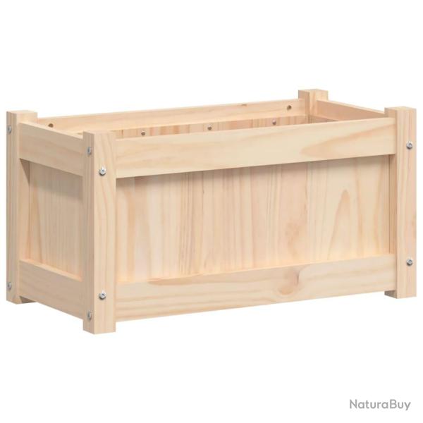 Jardini�re bac lit sur�lev� plantes fleurs terrasse jardin d'ext�rieur 60 x 31 x 31 cm bois de pin