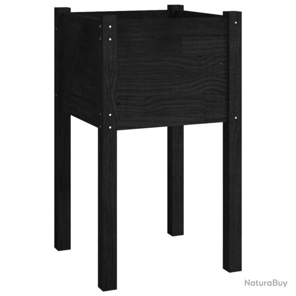 Jardini�re bac lit sur�lev� plantes fleurs terrasse jardin d'ext�rieur 40 x 40 x 70 cm bois de pin