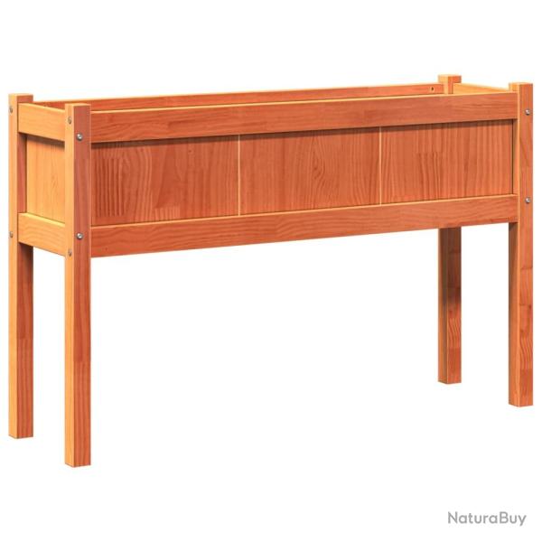 Jardini�re bac lit sur�lev� plantes fleurs jardin terrasses avec pieds et pieds 110 x 31 x 70 cm bo