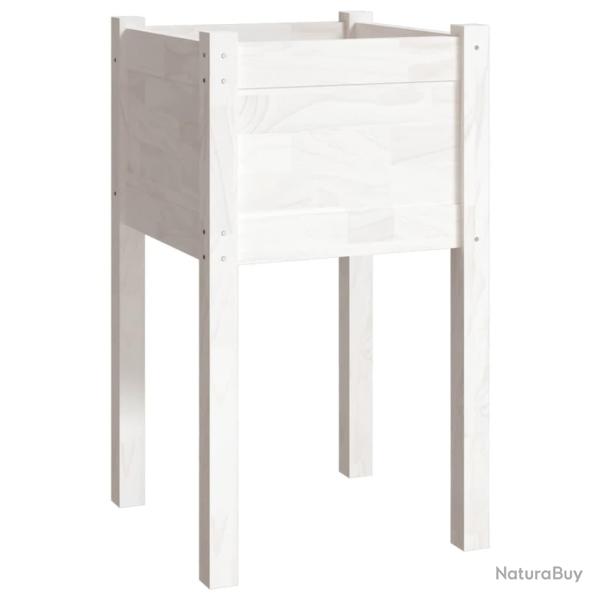 Jardini�re bac lit sur�lev� plantes fleurs terrasse jardin d'ext�rieur 40 x 40 x 70 cm bois de pin