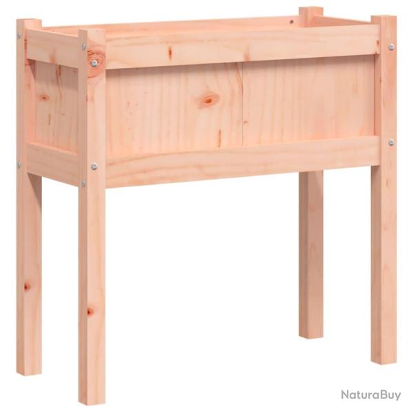 Jardini�re bac lit sur�lev� plantes fleurs jardin terrasses avec pieds 70 x 31 x 70 cm bois massif