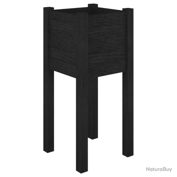 Jardini�re bac lit sur�lev� plantes fleurs terrasse jardin d'ext�rieur 31 x 31 x 70 cm bois de pin