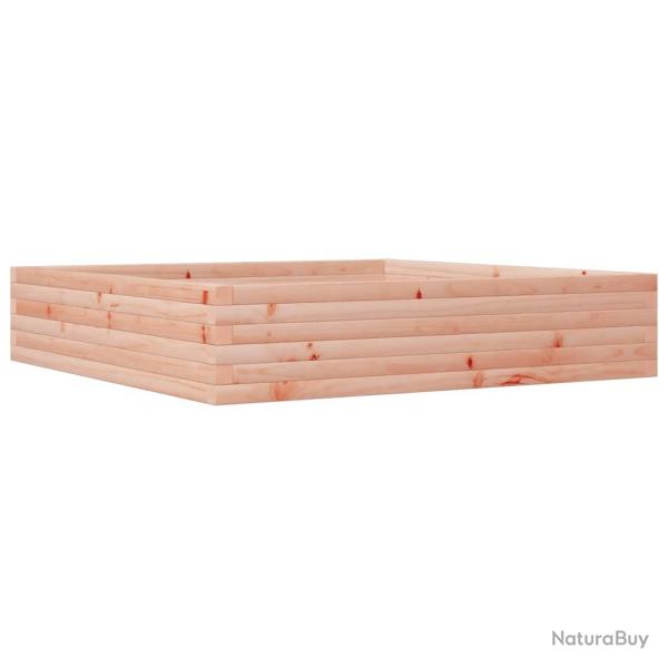 Jardini�re bac lit sur�lev� plantes fleurs terrasse jardin 110 x 110 x 23 cm bois massif douglas ma