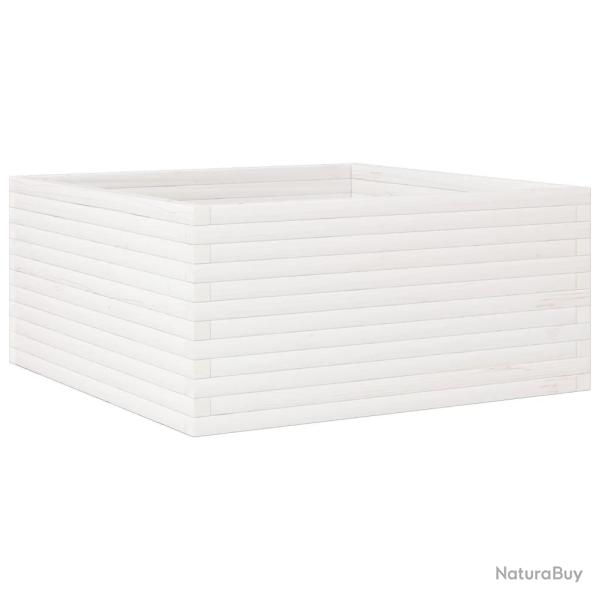 Jardini�re bac lit sur�lev� plantes fleurs terrasse jardin 100 x 100 x 46 cm bois de pin massif bla