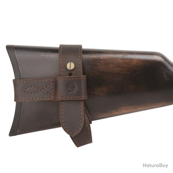 Support de crosse de fusil de chasse en cuir vritable amlior -*CAFE LIVRAISON GRATUITE !!!
