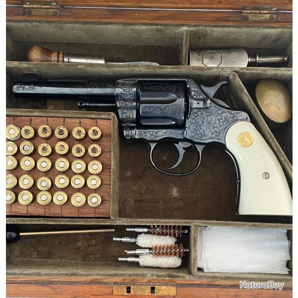 COLT D'EXCEPTION NAVY 1889 GRAV EN CREUX