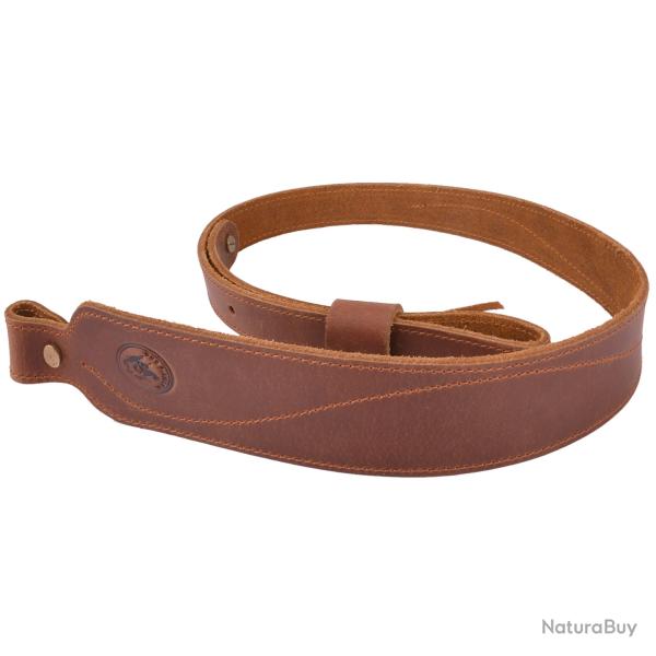 WAYNE'S DOG Sangle de fusil en cuir faite  la main -*MARRON