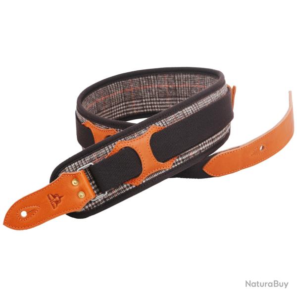 WAYNE'S DOG Sangle de fusil en cuir  *CAFE