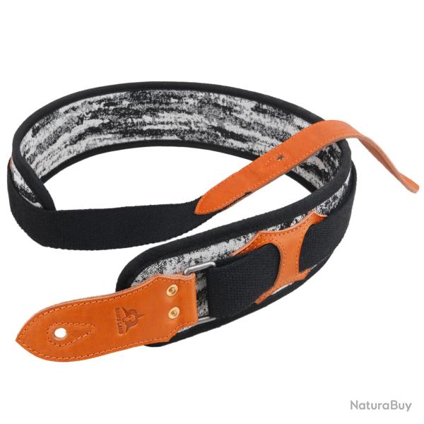 WAYNE'S DOG Sangle de fusil en cuir -*BLANC LIVRAISON GRATUITE