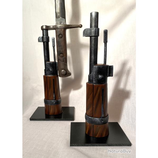 SUPPORT PRESENTOIR POUR BAIONNETTE Carcano 1891/24