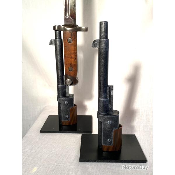 SUPPORT PRESENTOIR POUR BAIONNETTE Carcano 1891/38