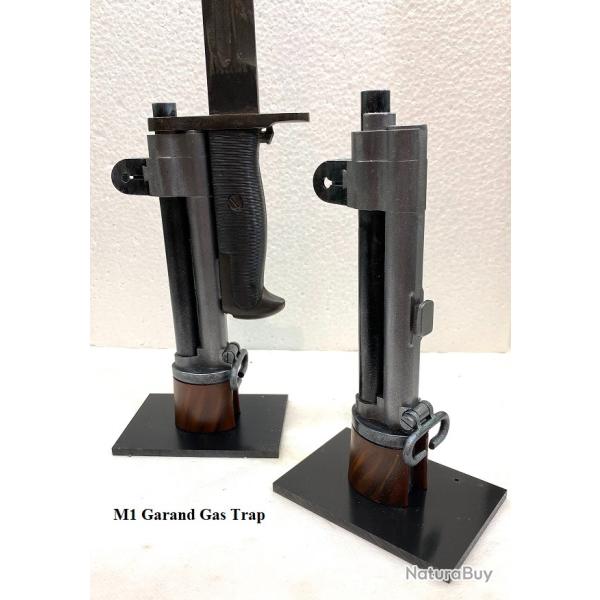 SUPPORT PRESENTOIR POUR BAIONNETTE Garand Gas trap