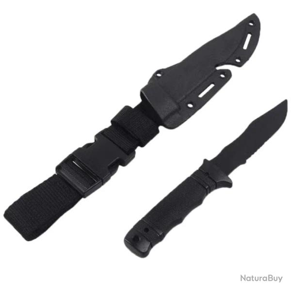 Couteau militaire factice ZL WangDao - Noir