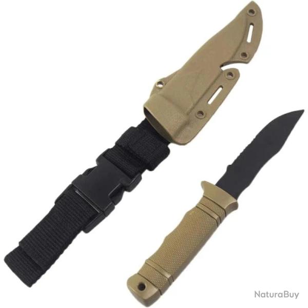 Couteau militaire factice ZL WangDao - Marron