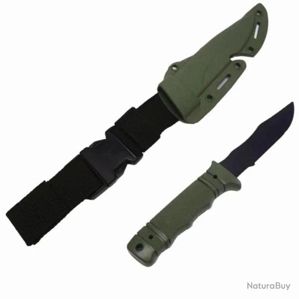 Couteau militaire factice ZL WangDao - Vert arme
