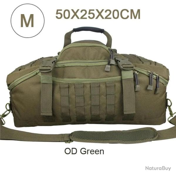 Sac militaire �tanche LQARMY 40L/80L Velcro - M (vert)