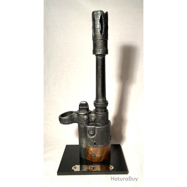 SUPPORT PRESENTOIR POUR BAIONNETTE CETME  AVEC PLAQUE GRAVEE