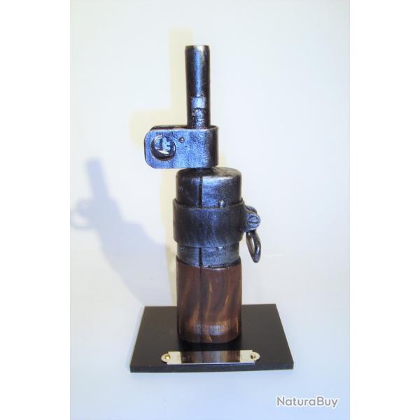 SUPPORT PRESENTOIR POUR Enfield n4 Mk1   AVEC PLAQUE GRAVEE