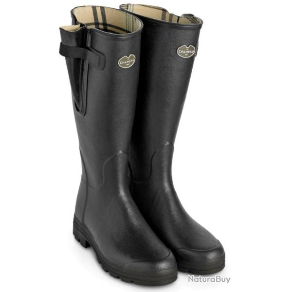 Bottes Vierzon homme noire doublure jersey LE CHAMEAU-44