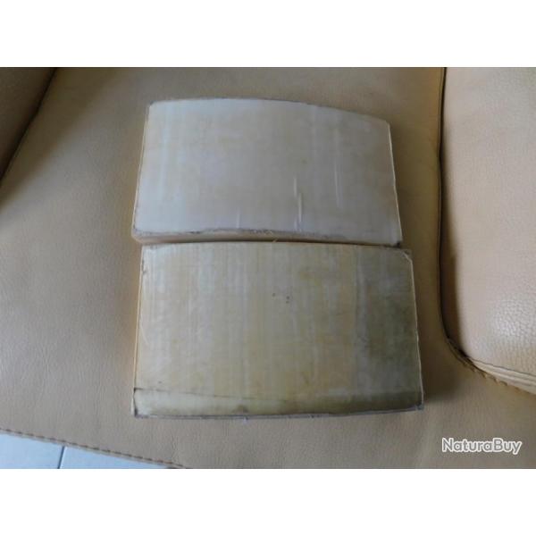 PRO 2 PLAQUES BALISTIQUES LATERALES DE NIVEAU 3  POLYETHYLENE CONTRE LES CALIBRES DE GUERRE