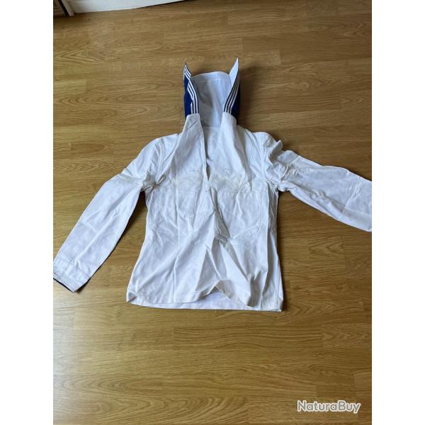 Vareuse de marin, marine nationale, arm�e fran�aise, matelot, ann�es 60.